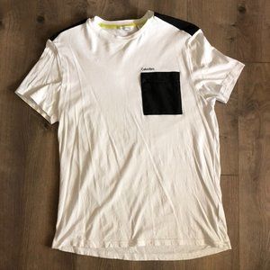 Calvin Klein White T-Shirt Mens Size: M